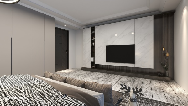 Mohamed Mokhtar的装修设计方案modern bedroom 