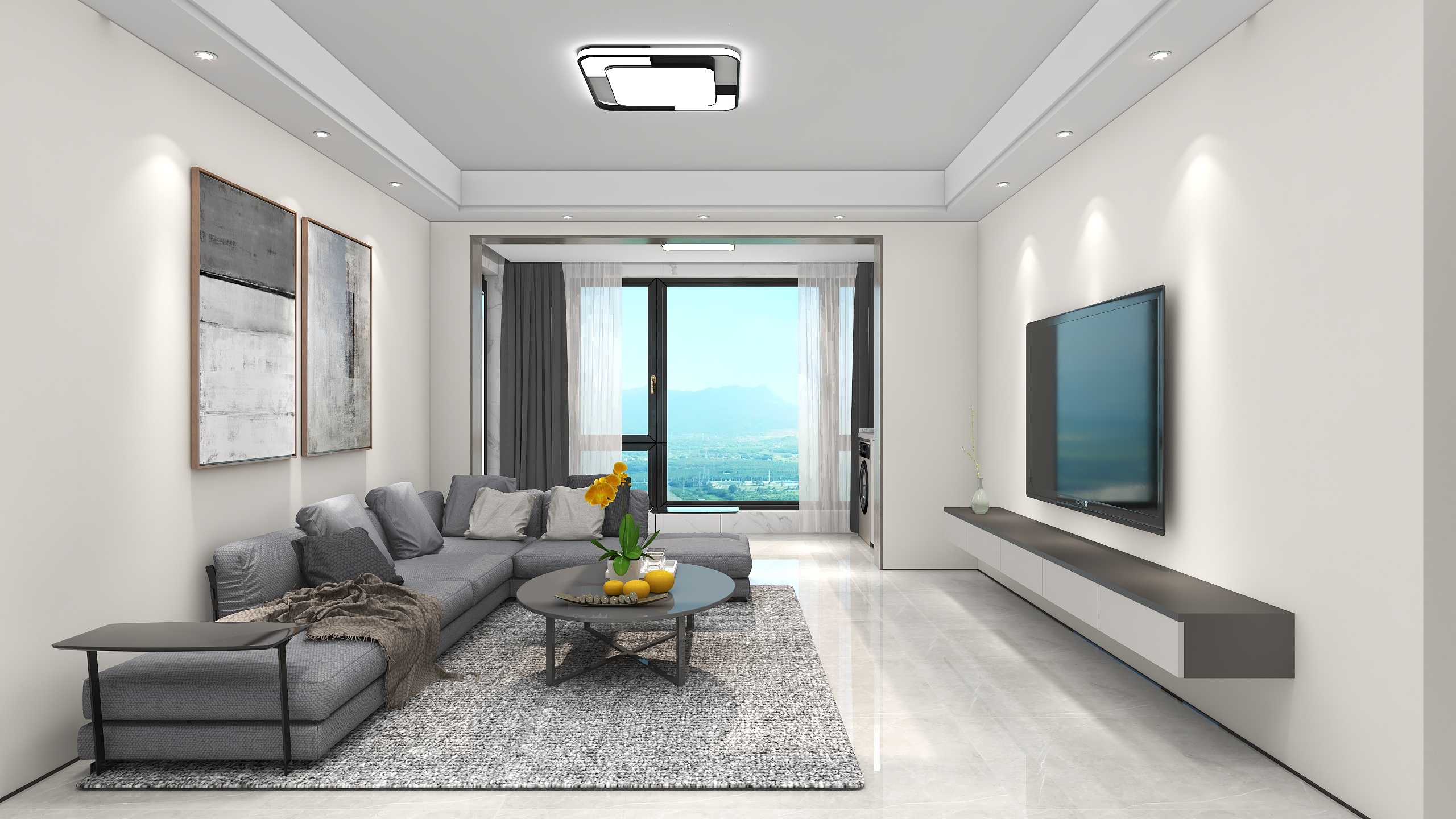 滩桥新城108㎡3室-装修设计方案