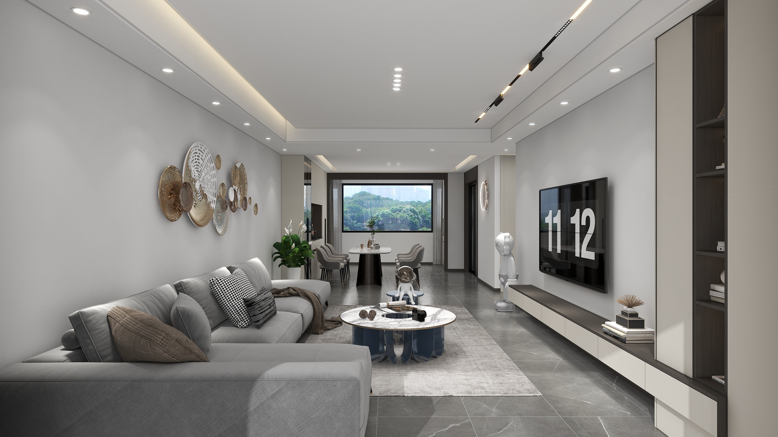 艾格全屋定制-江阴市澄堡二期155㎡3室-装修设计方案