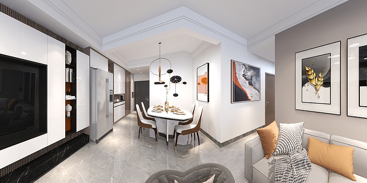 简版风格发起者-台湾城10栋03-装修设计方案