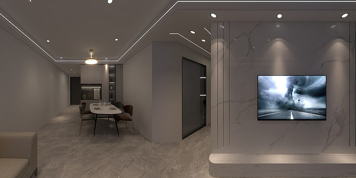 华城装饰全屋定制-锦绣里1号楼 02户型-装修设计方案