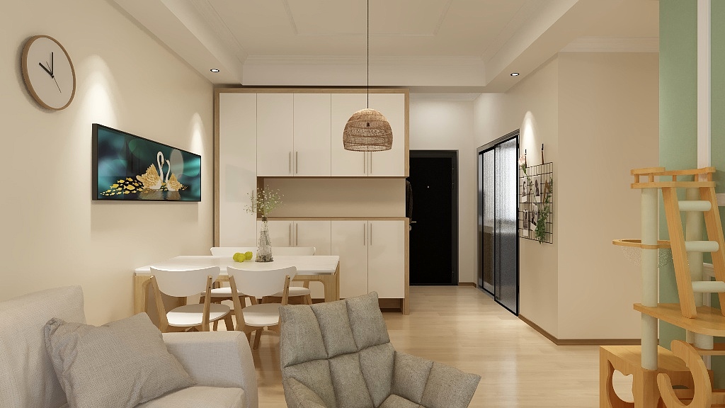 爱生活*爱设计-德信海德公园83.00㎡A2’3室2厅1卫1厨-装修设计方案