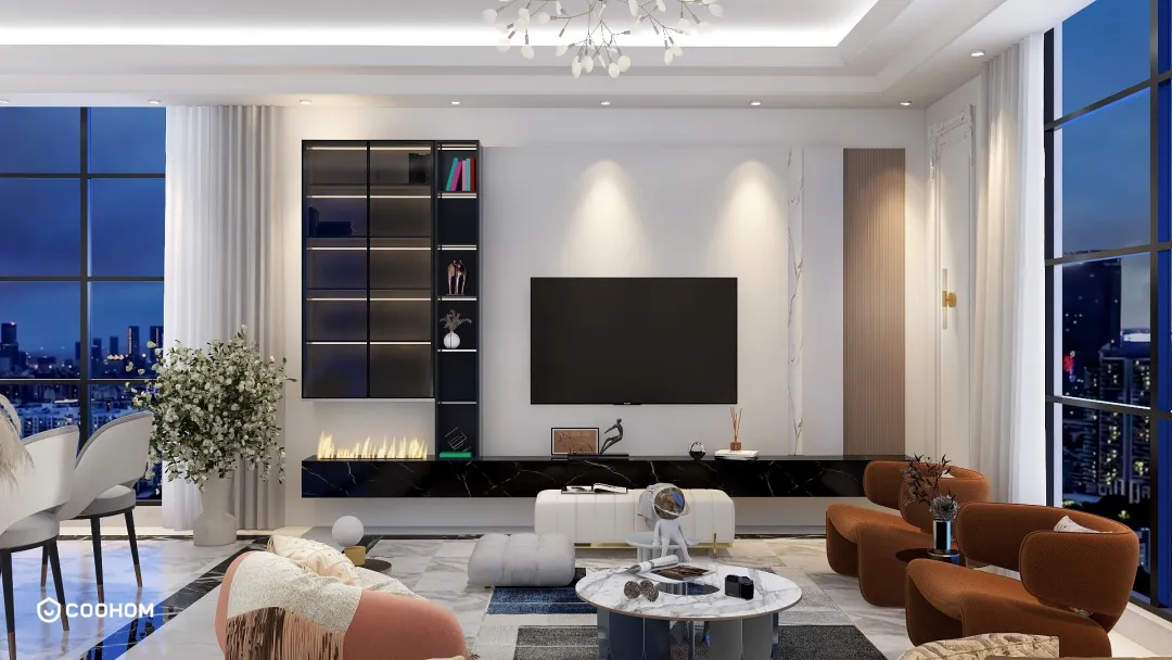 asifonyxdecoration的装修设计方案:LIVING ROOM