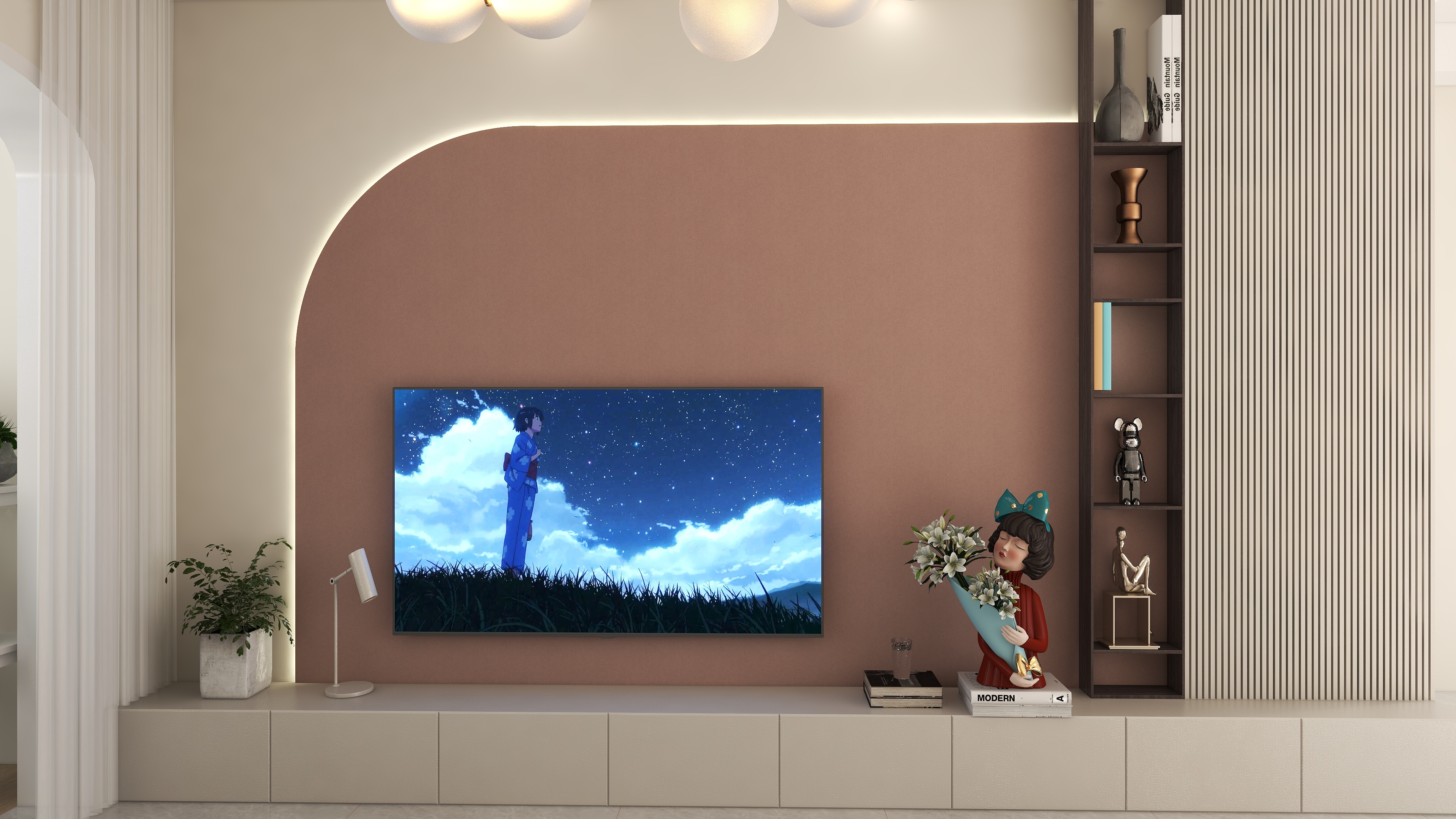 超爱猫猫的猪猪-86平米现代简约平层-装修设计方案