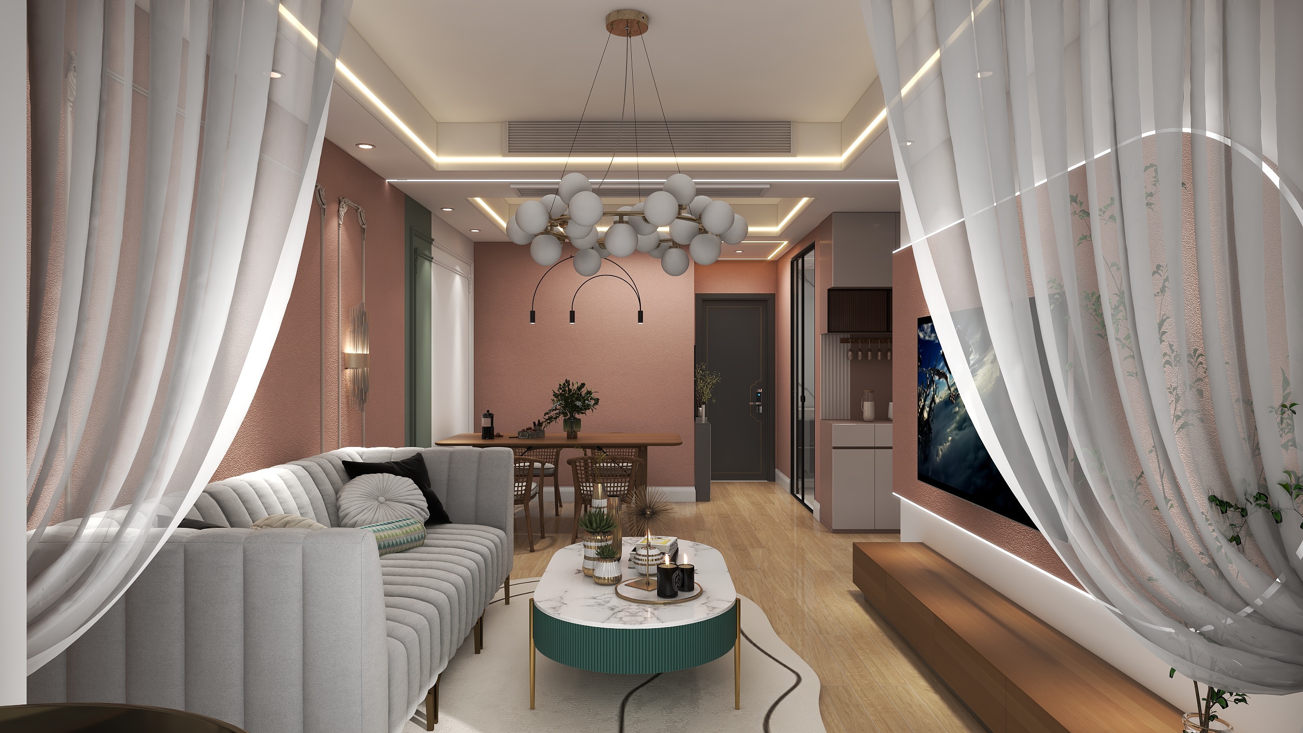 设计师慧妮-硬装专业等级考核户型-副本-装修设计方案