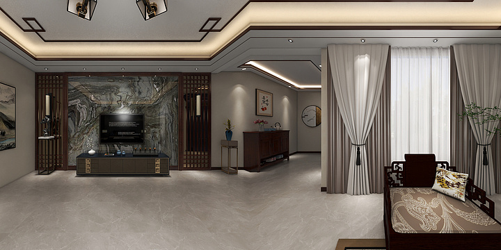 室内设计uUYX-昆明别墅.dwg-装修设计方案