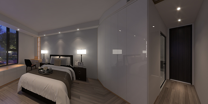 华城装饰全屋定制-锦绣澜庭1号楼05户型131平方-装修设计方案