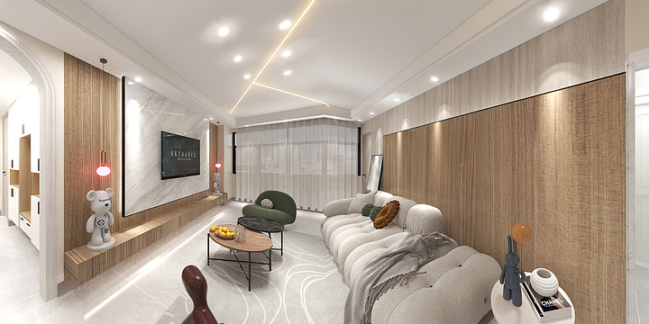 设计师陆群-万达-装修设计方案