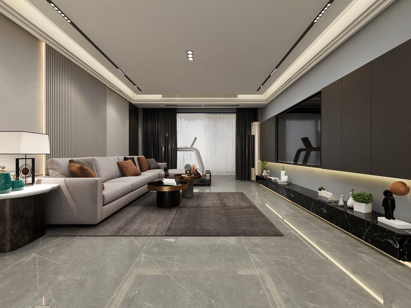 设计王亚运-怡苑府邸131㎡2室装修效果图