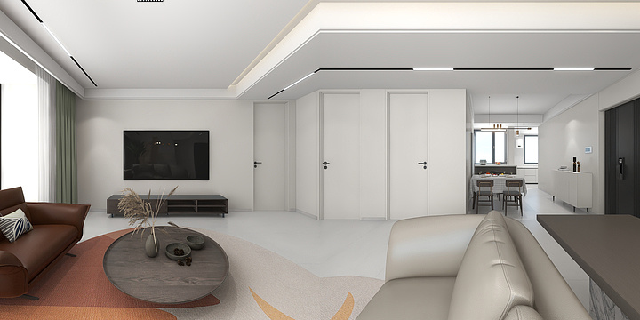 石文科空间设计-6-中天·云庭12-502 126㎡ 郑总 现代 1029-装修设计方案