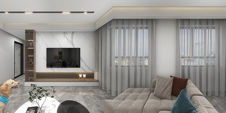 吃糖吗i-崇文学府126平米-装修设计方案