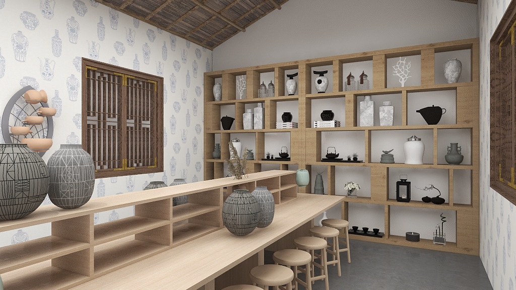 薪满亿足-民俗7陶艺-装修设计方案