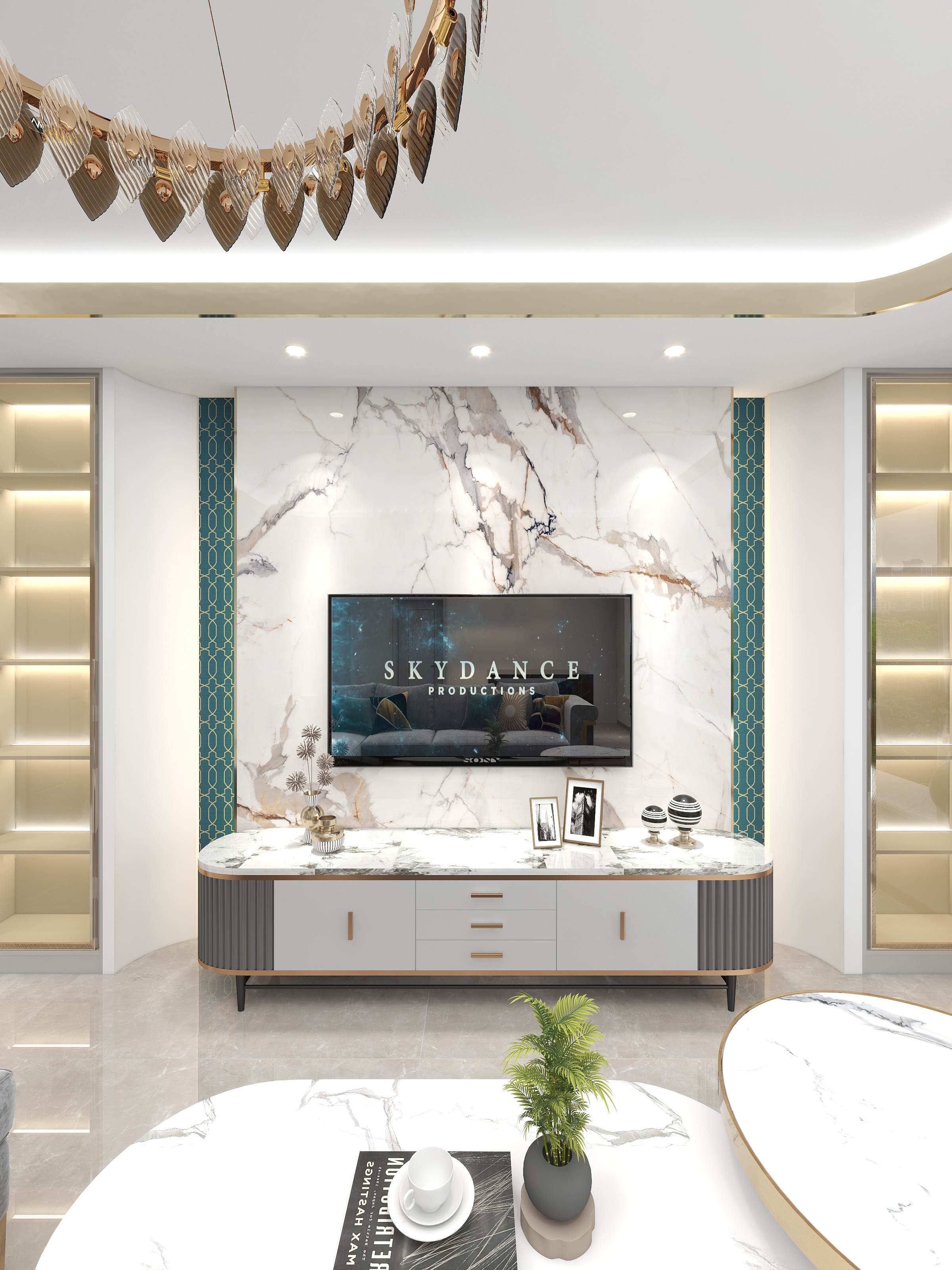 设计师汤大王-万景轻奢洋房-装修设计方案