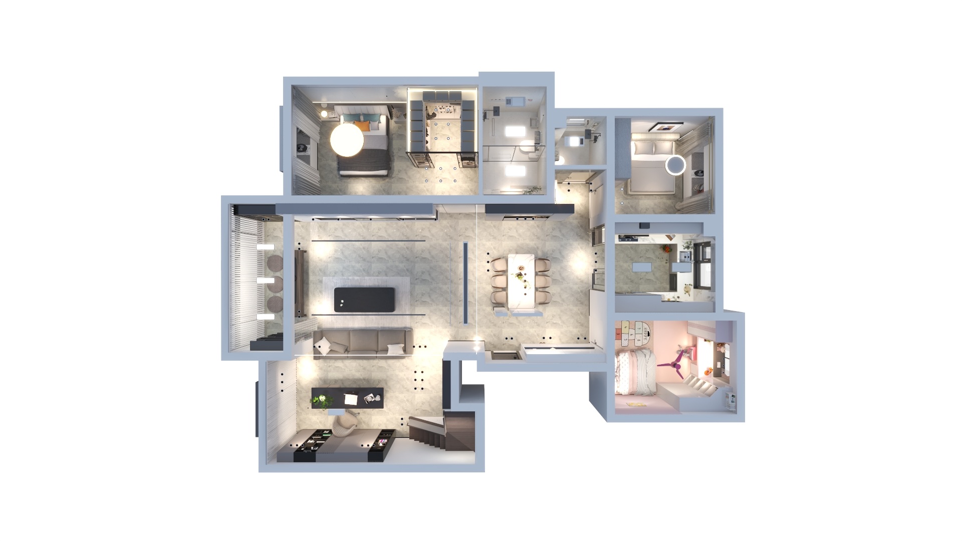 常旭哲-昆吾和谐花苑-装修设计方案