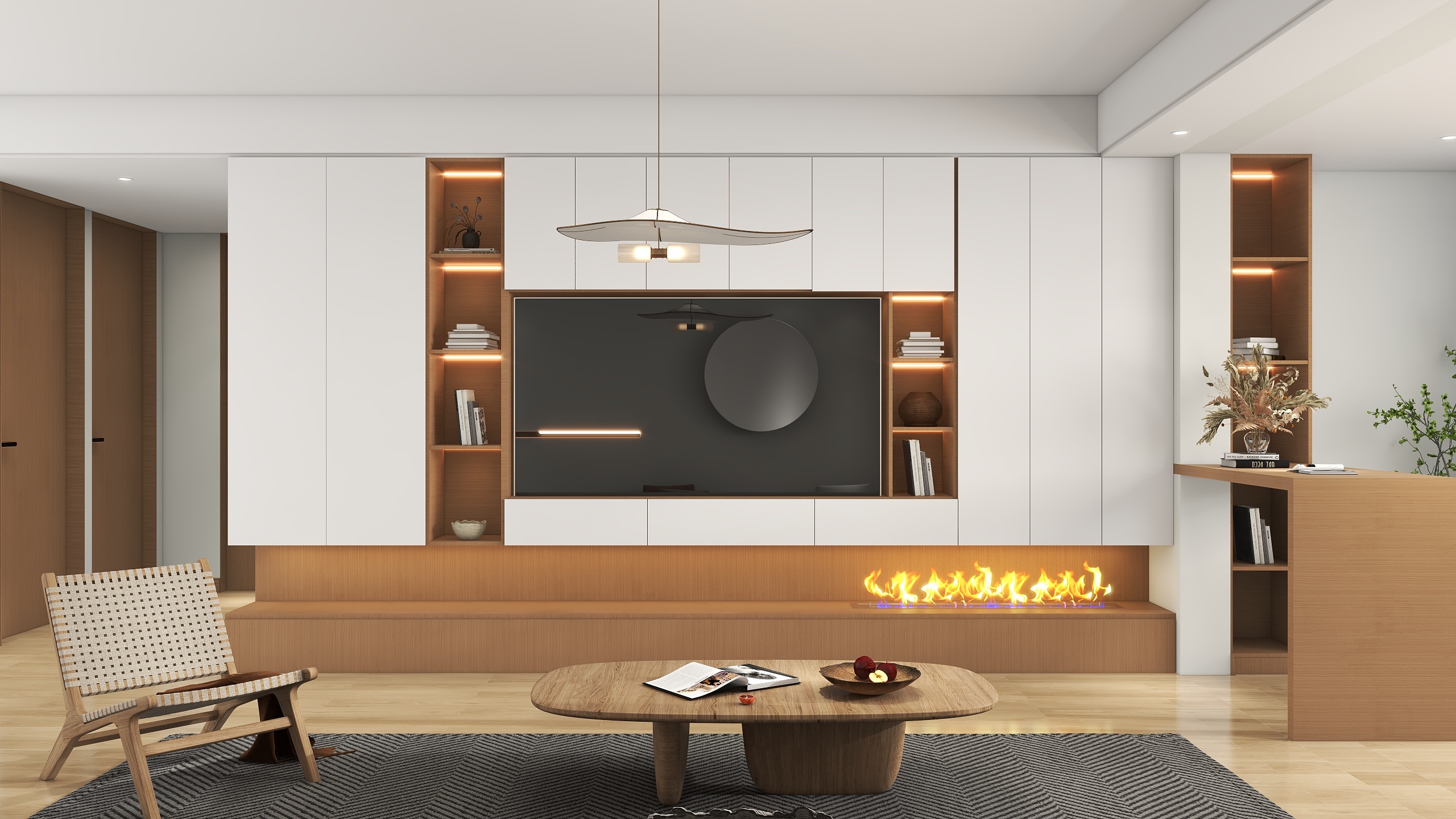 欧世达设计工作室-原木风-装修设计方案