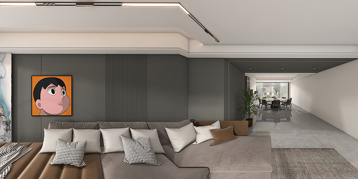 Mr@huang-现代轻奢-装修设计方案