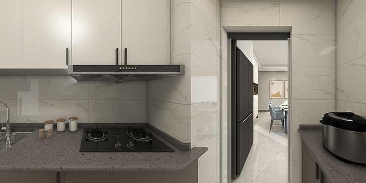 壹品家装饰主账号-迎宾壹号15-1001 现代-装修设计方案