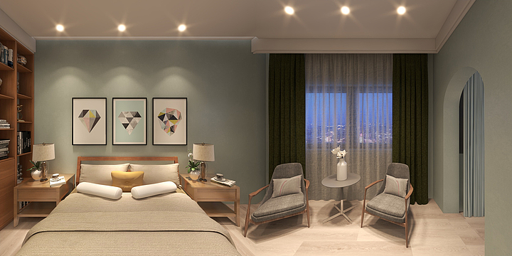 唐山全案设计师夏长跃-清新文艺的北欧风格-装修设计方案