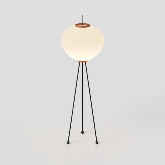 Modern cream style floor lamp