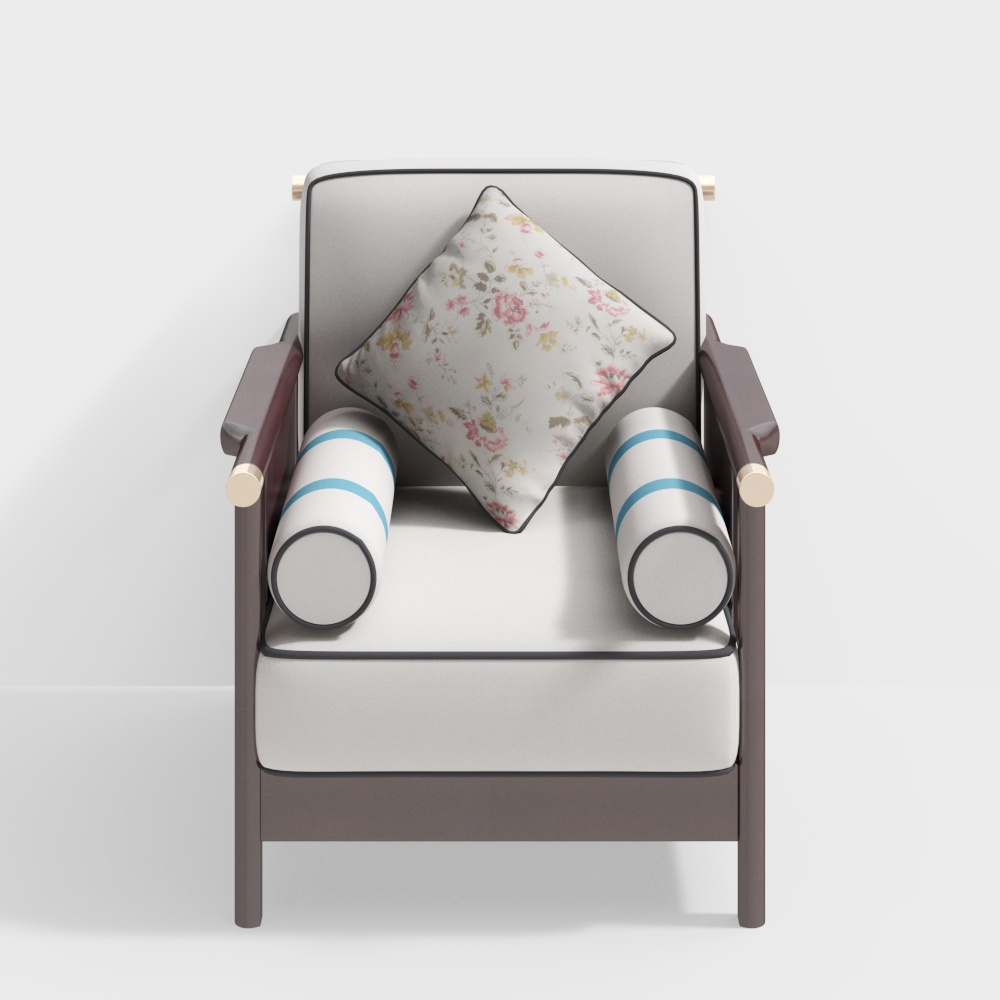 2101沙发-单人沙发3D模型