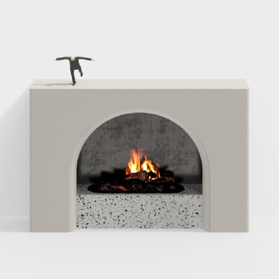 Modern Fireplace,Fireplaces,Gray