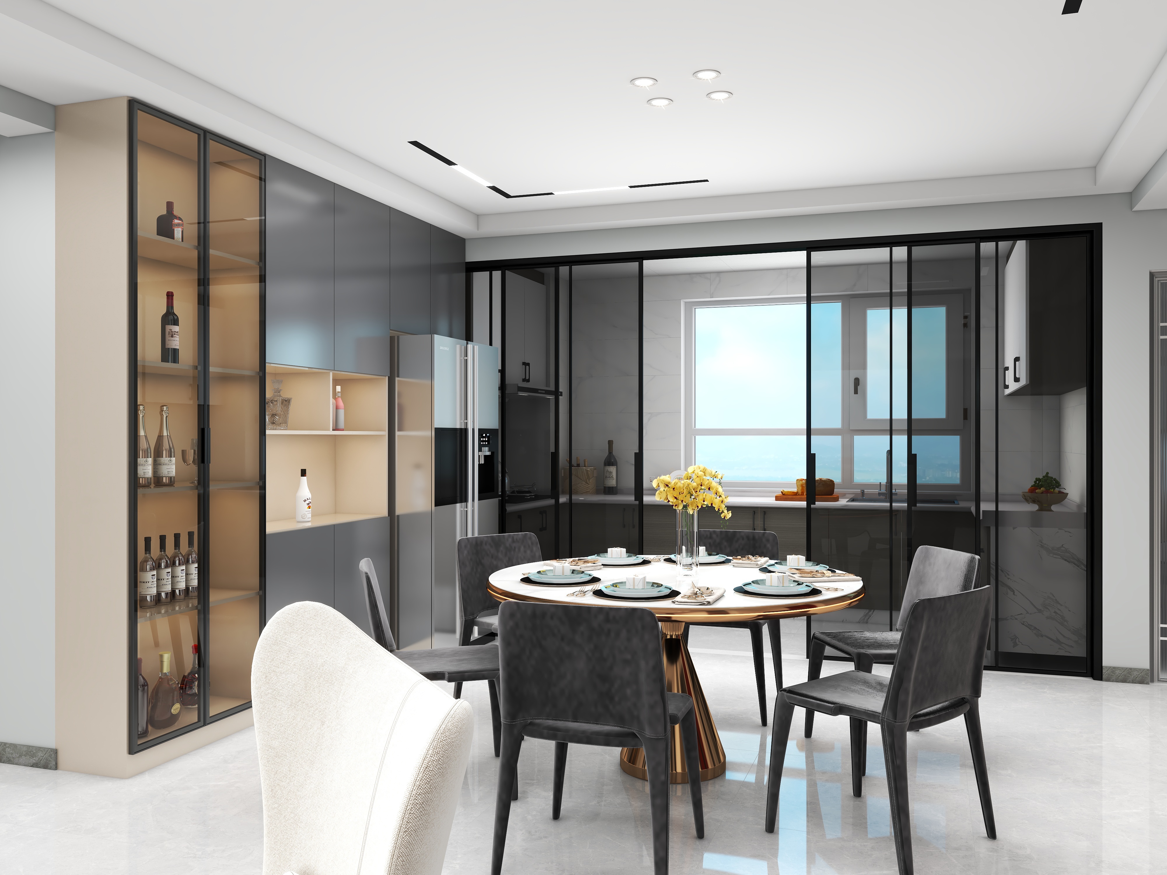 车春鹏-建维装饰-恒信大都会装修效果图