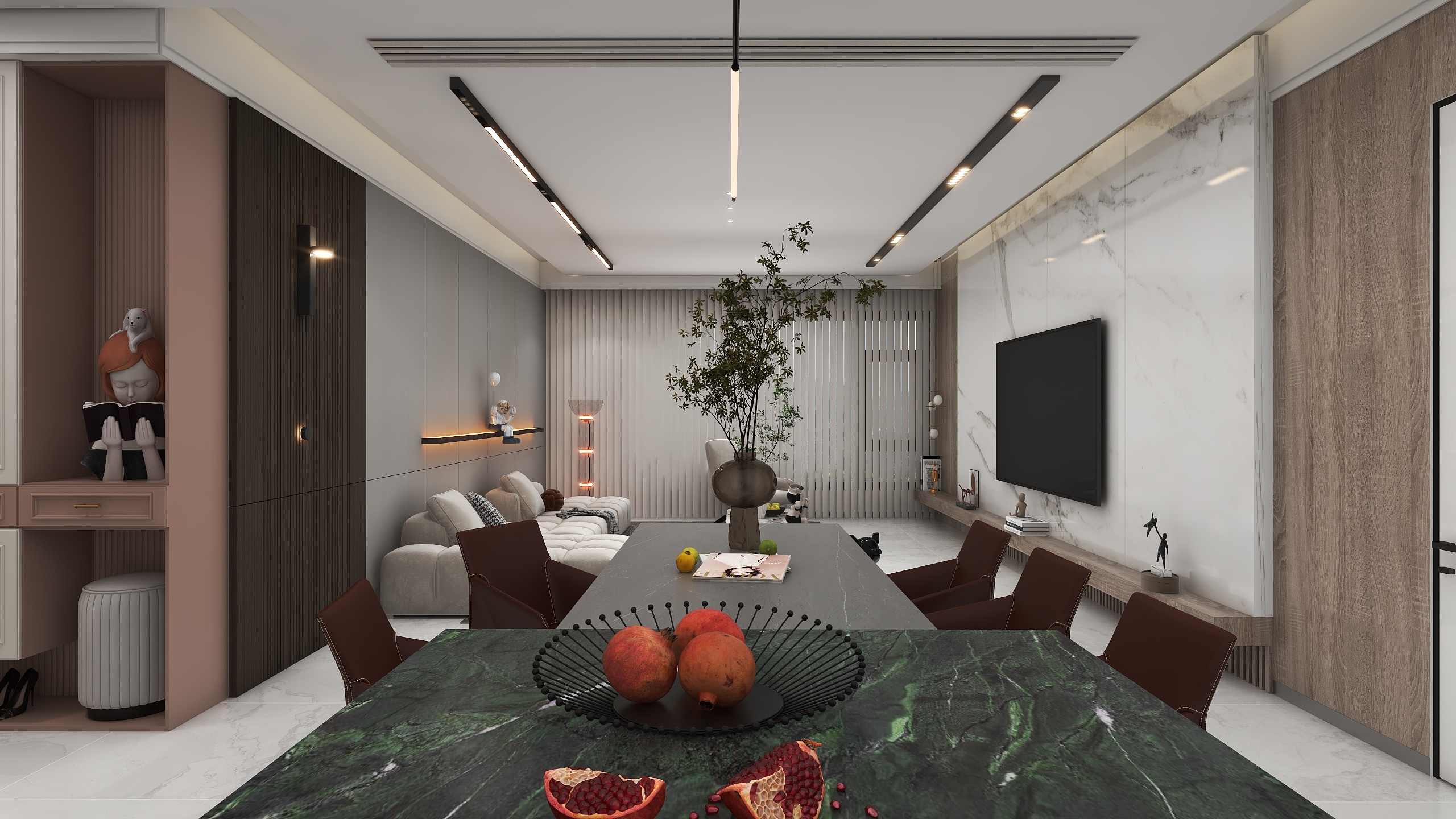 此位置招商-140现代-装修设计方案