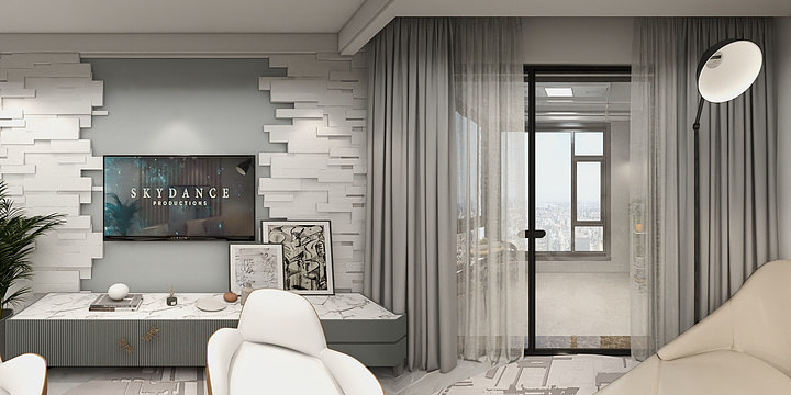 文灿全案高端设计-硬装专业等级考核户型-副本-装修设计方案