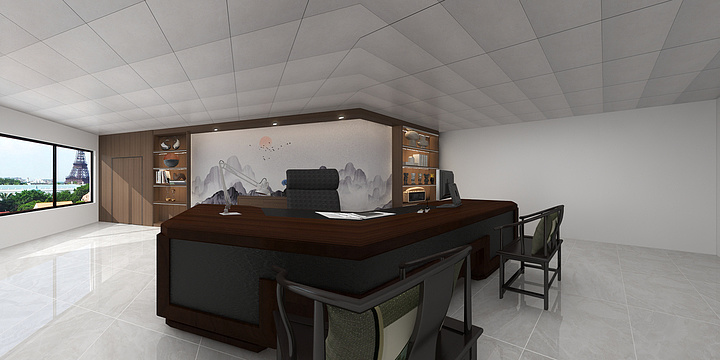 292设计效果图-工业园-装修设计方案