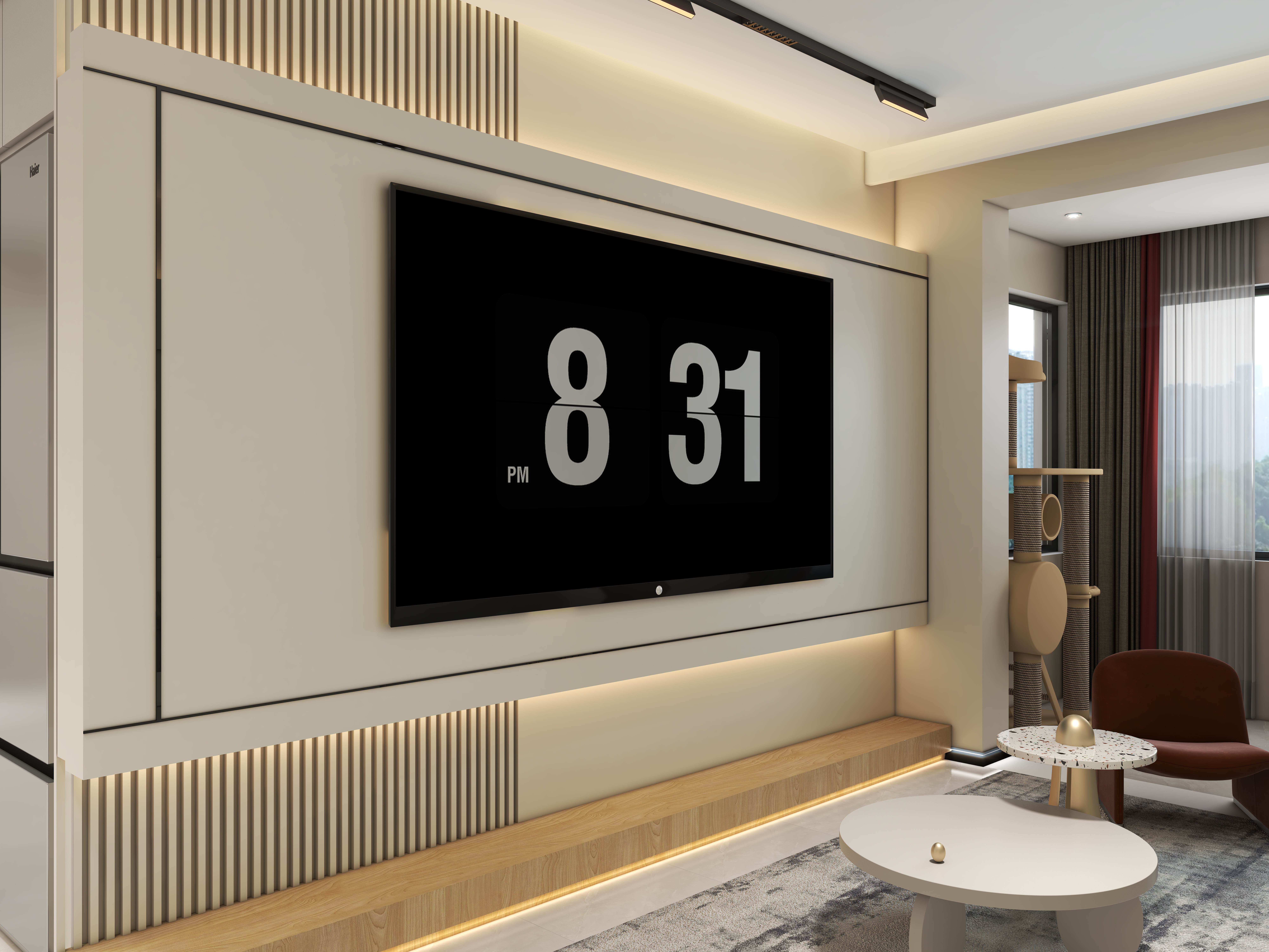 设计师韩一-海德公园83㎡3室-装修设计方案