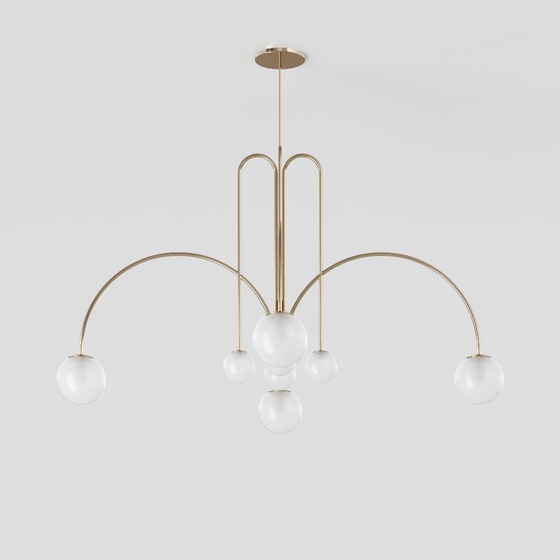 French cream style chandelier