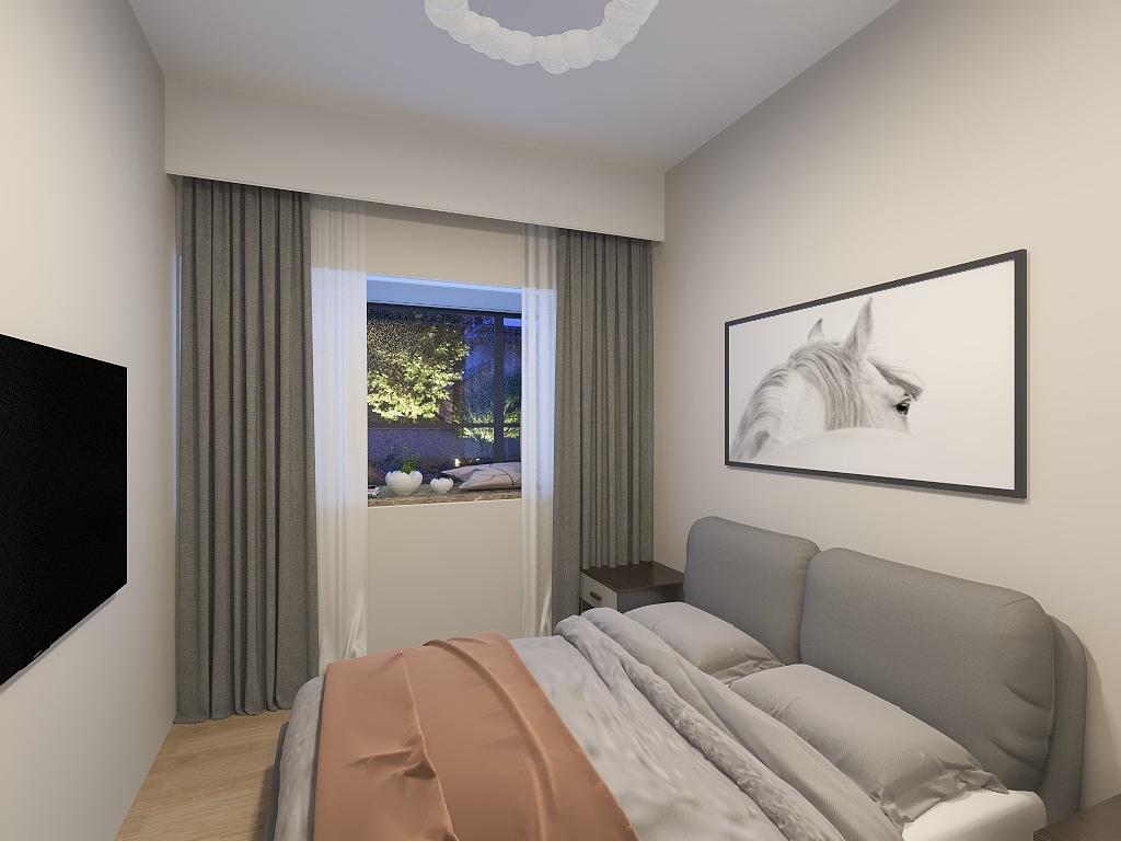 杨佐明-硬装专业等级考核户型-副本-装修设计方案