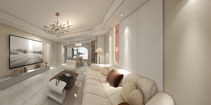 海南启宸装饰易峰-名筑当代阅MOMΛ-装修设计方案