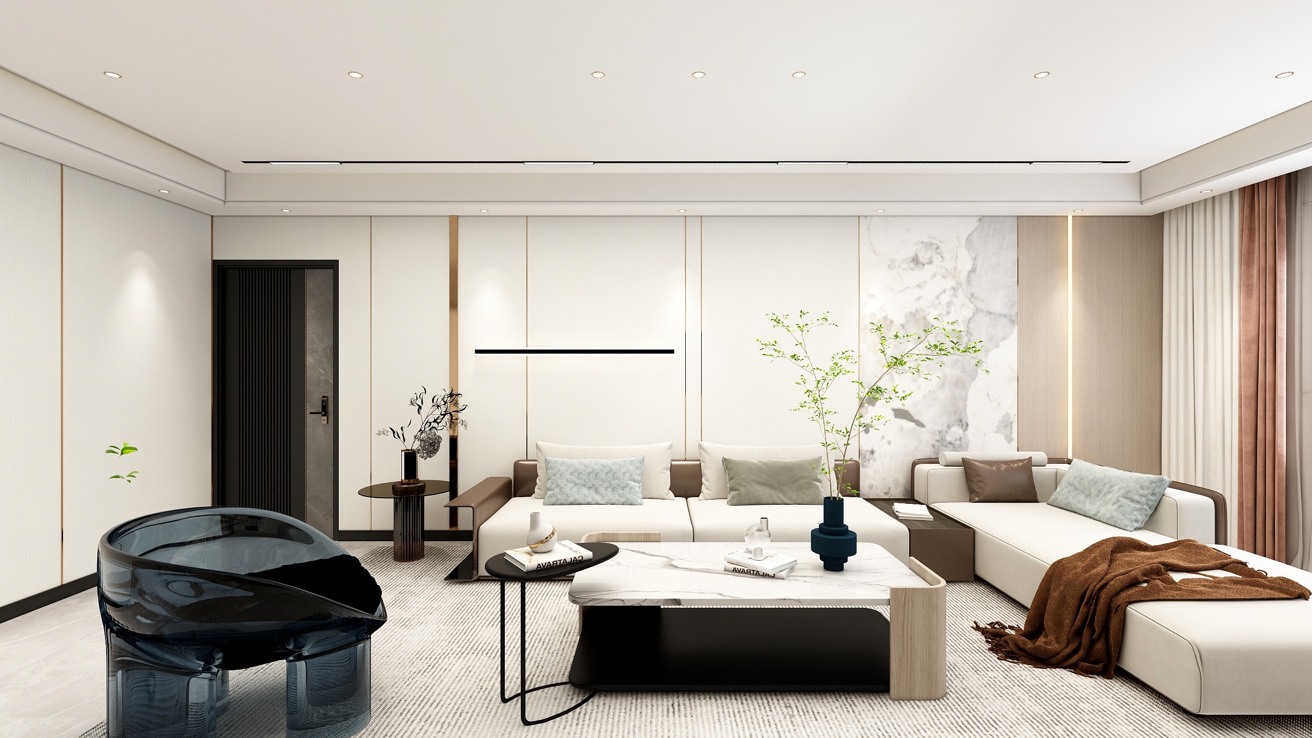 设计丨张超杰-现代风格《一路》装修效果图