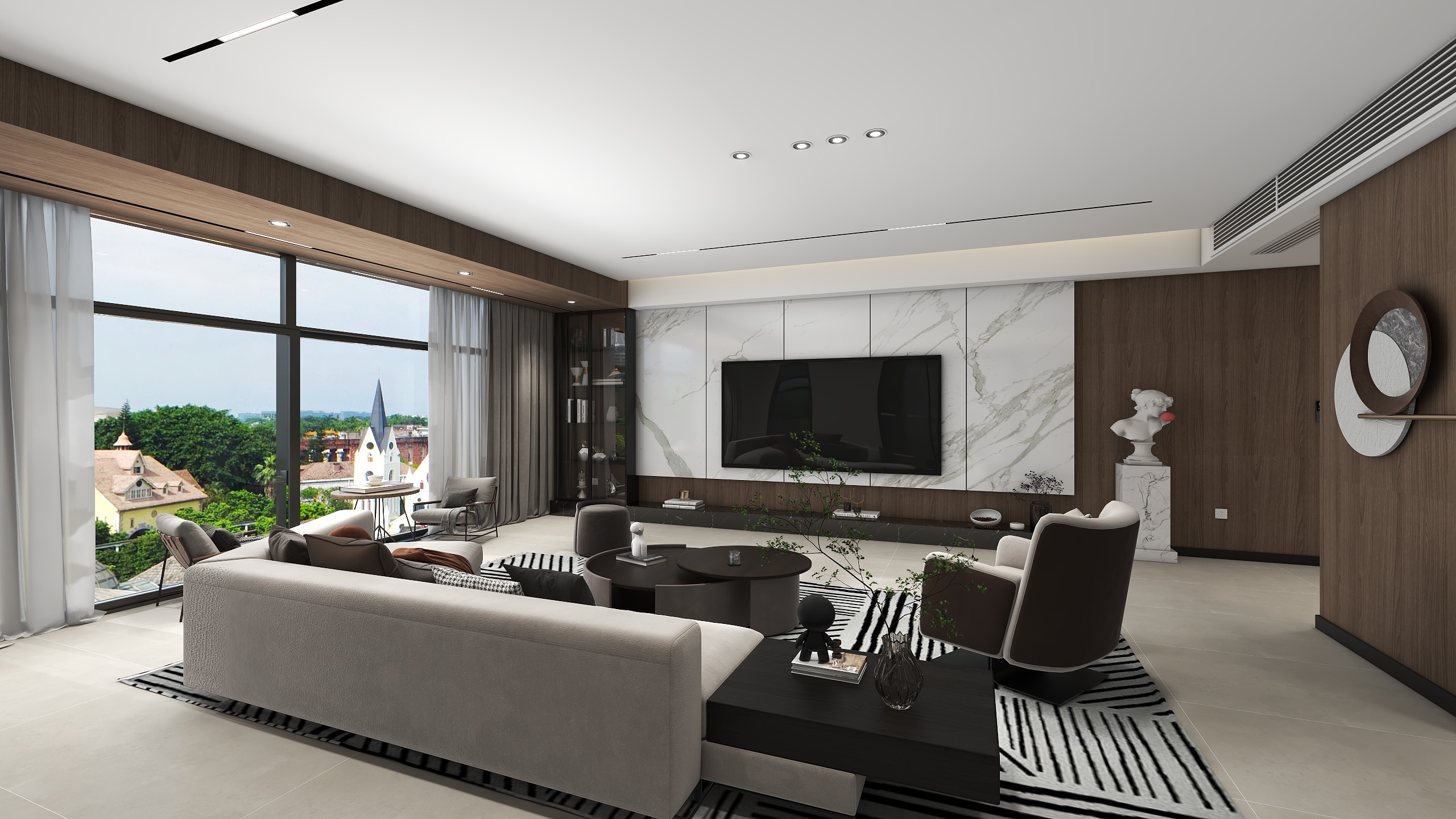 依美空间设计-中铁阅山湖云著183㎡4室-装修设计方案