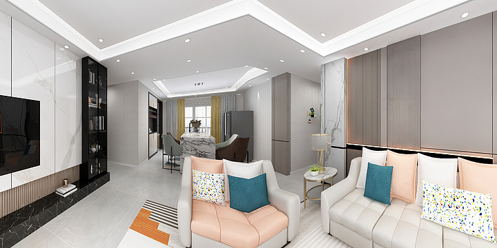 百意装饰-翰盛雅园8*1郑府新居-装修设计方案