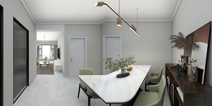 原灵山分公司-桂鑫邻家广场 2-1003-装修设计方案