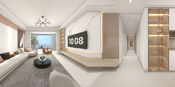 种一颗苞谷-幸福城F区1栋现代温馨风-装修设计方案