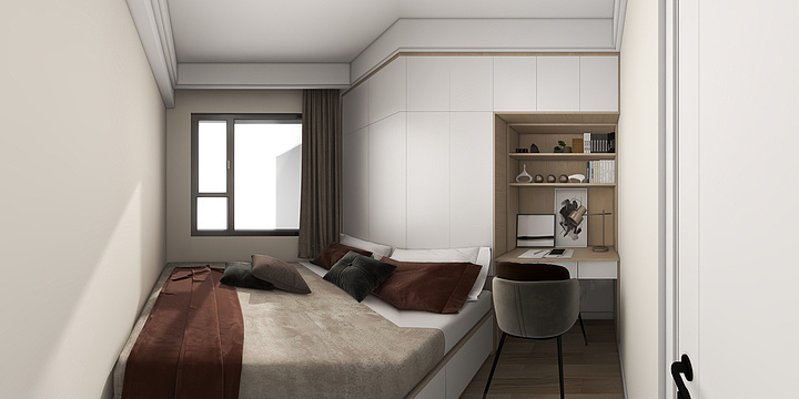 三合装饰iYnH-森林时光嘉苑3B 户型-装修设计方案