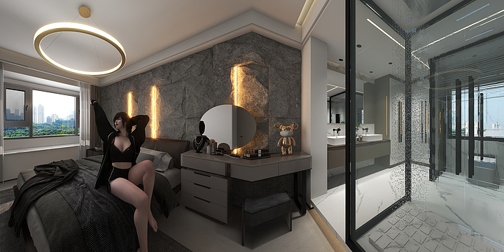 设计师老蔡-明月华府-装修设计方案