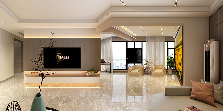 雲骞装饰设计-梦想城韩芳住宅整装设计方案-装修设计方案