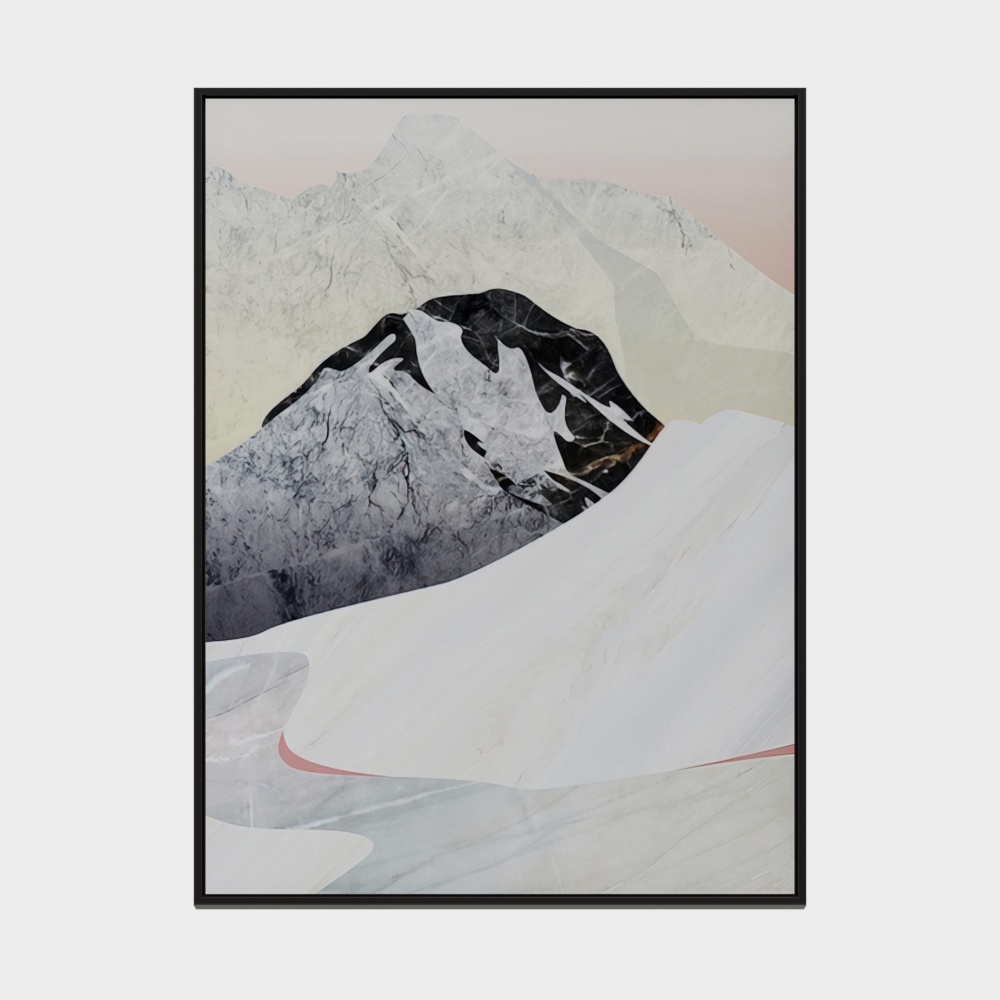 龙匠饰家-北欧现代简约系列-长方形装饰画-425