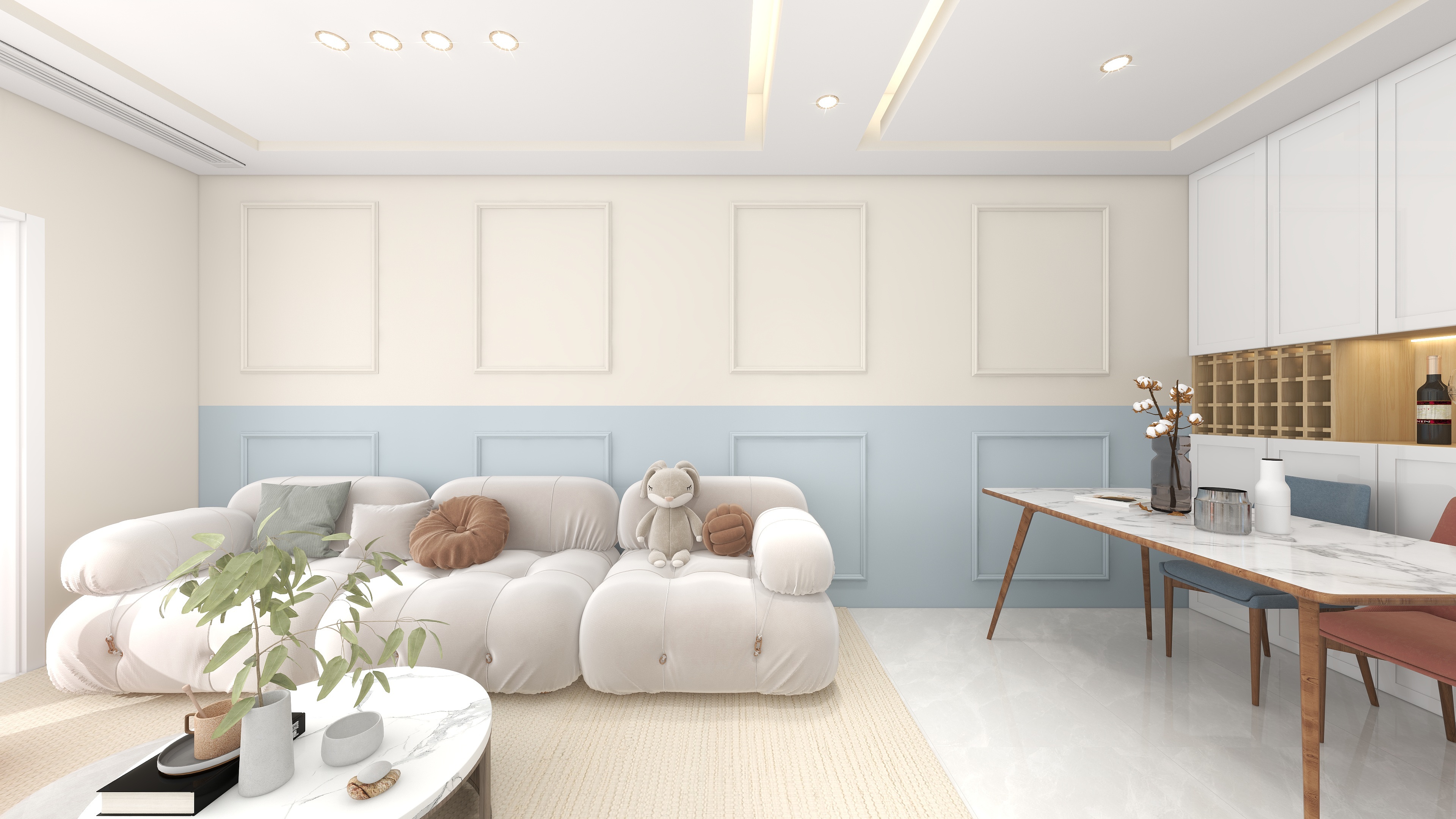 柯桥装饰-海德公园83㎡3室-装修设计方案