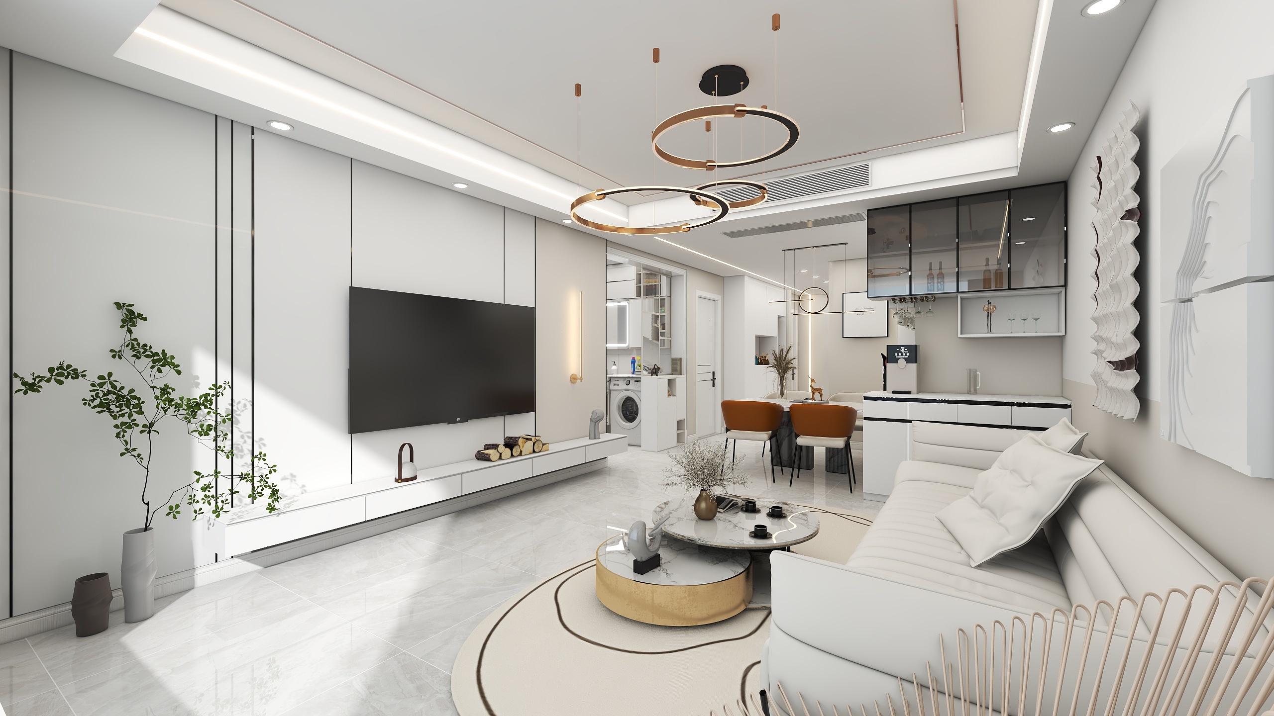 ZHI空间丁设计-中交樾公馆43-1-101现代简约-装修设计方案