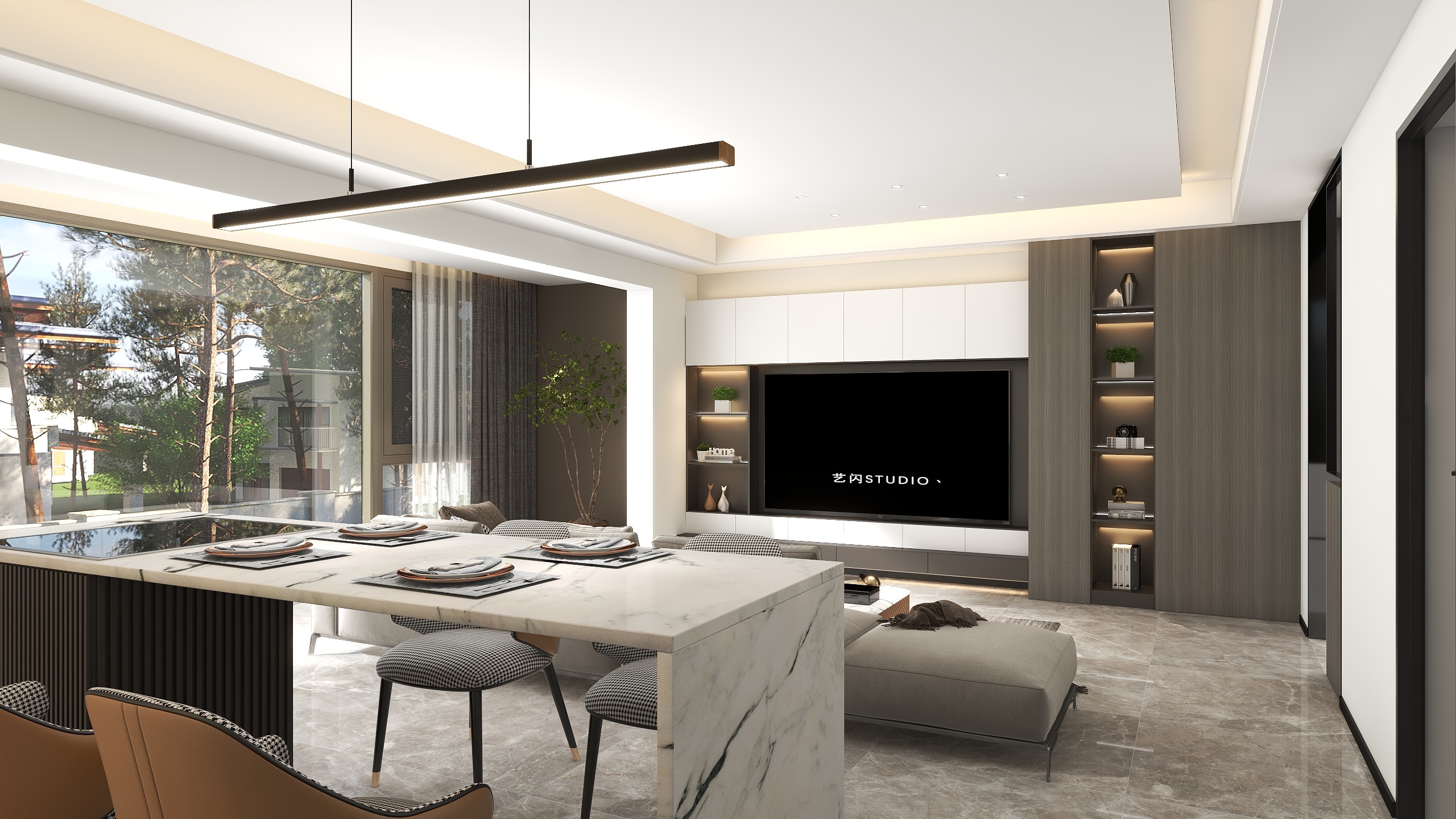 吴波-国粹公馆12号楼302室-装修设计方案