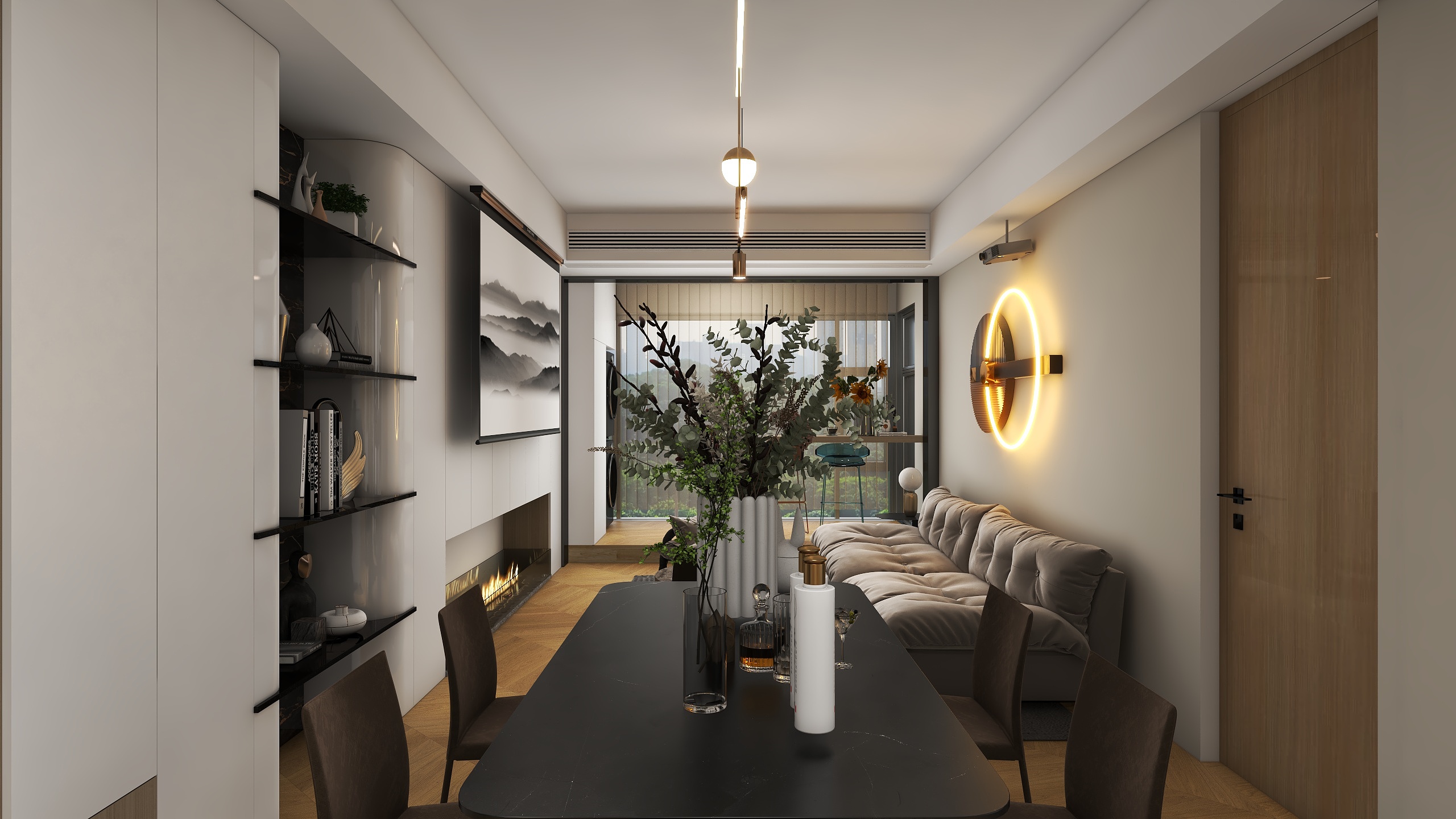 张利平-华润二十四城D107平方3室-装修设计方案