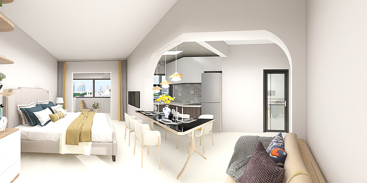 米青设计师-小公寓-装修设计方案