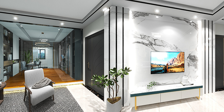 科大人-120㎡3室-装修设计方案