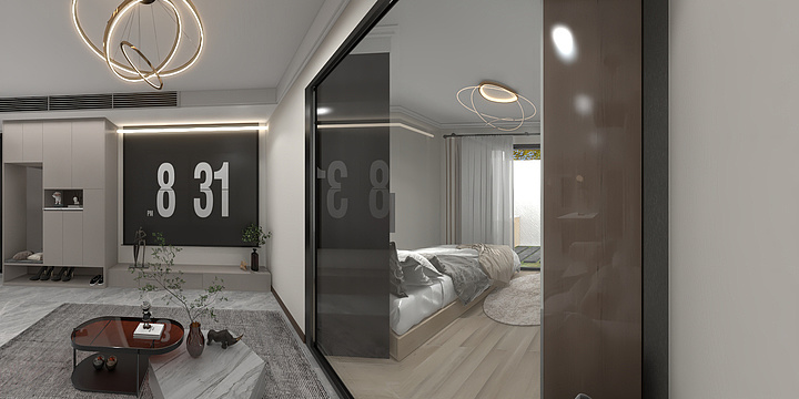 黑子酱i-金泽苑32-102-装修设计方案