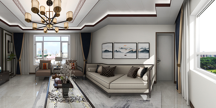 设计师侯彦龙-66㎡1室-装修设计方案